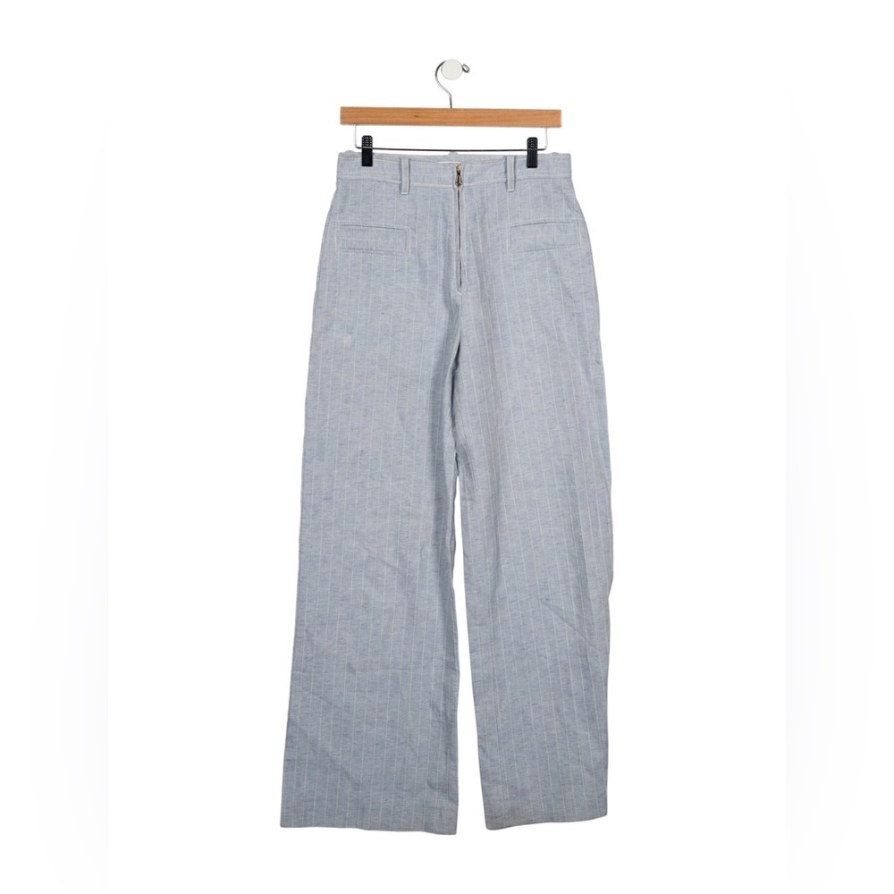 Sandro blue and white pants